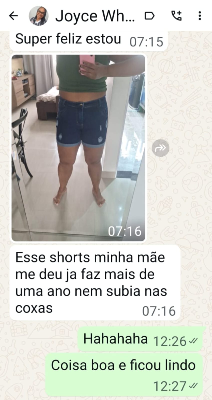Shorts voltou a servir